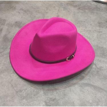 Imagem de Chapéu Country Mizu Feminino 3 Cores Vaqueira Boiadeira - NoBrand, Ros