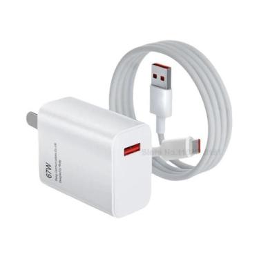 Imagem de Carregador USB De Carregamento Rápido 67W Para Xiaomi Redmi Note Poco,