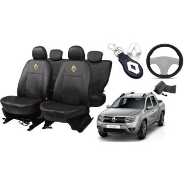 Imagem de Capa de couro para o banco oroch 2010-2017 proteção impermeável