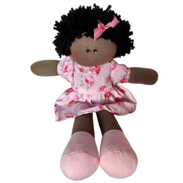 Imagem de Boneca De Pano Bebê Artesanal Nome 30cm - Monzillo Baby & Kids, SOFIA