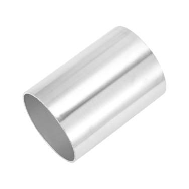 Imagem de TUCKBOLD 70 mm/2,8" OD reto 6061 tubo de liga de alumínio intercooler superfície polimento entrada de ar mangueira de conexão dupla cabeça plana 100 mm 9.9 cm (C) 1 mm 0.1 cm (T)