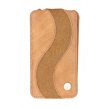 Imagem de Nova Melkco Capa para celular para iPhone 4 4s Jacka Jaka Folio Flip Cover Paring Brown