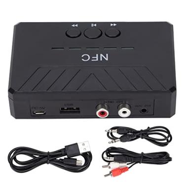 Imagem de SUNGOOYUE Receptor de áudio Com NFC, Qualidade de Som HiFi, Adaptador Sem Fio 5.0, Material ABS, Faixa de Frequência de 10 Hz a 20 KHz, Compatível Com TV, PC, Amplificador