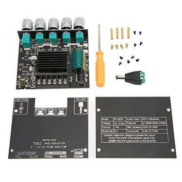 Imagem de SUNGOOYUE Módulo Amplificador de Potência Digital ZK MT21 5.0, 2.1 Canais 50W + 50W + 100W, Material PCB, DC12-24V, Com Entrada AUX, Controle de Frequência Alta-baixa
