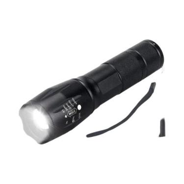 Imagem de Lanterna Tática LED Verde Vermelha Branca Zoomável À Prova d'Água Para