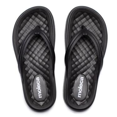 Imagem de Chinelo Feminino Moleca Tira De Dedo Flatform Preto, Preto, 34