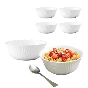 Imagem de Kit 4 Tigela Bowl De Vidro Sobremesa Sopa Opaline 500ml - CLICK HOUSE