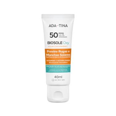 Imagem de Ada Tina Protetor Solar Facial Clareador Biosole Oxy FPS 50 40ml | Resultados 2x Mais Rápidos | Nova Geração de Vitamina C | 2x Mais Niacinamida | Textura Gel-Creme | Antioxidante | Proteção Anticalor e Radição Infravermelha | Combate 15 Tipos de Manchas