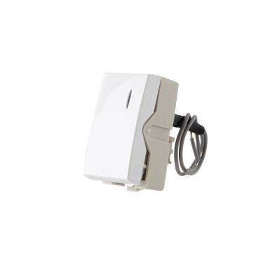 Imagem de Módulo Interruptor Paralel. com Luz MarGirius Sleek 10A Branco