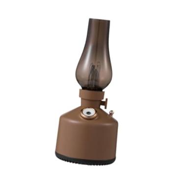 Imagem de IEUDNS Umidificador Vintage em Formato de Lâmpada a óleo, Estilo Retrô, para Decoração de Mesa, Silencioso, Rústico, Clássico, Ideal para Casa, Escritório E, Café