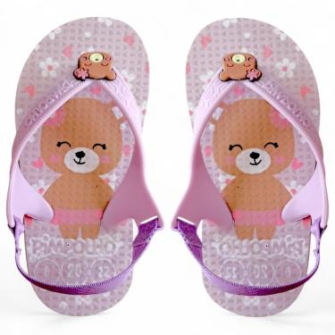 Imagem de Chinelo De Bebe Infantil Elastico Menina Pimpolho-Feminino