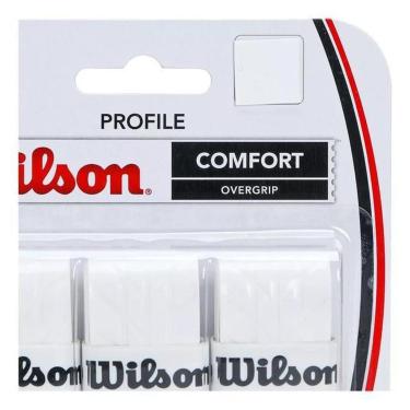 Imagem de Overgrip Wilson Profile Confort Branco 3 unid.-Unissex