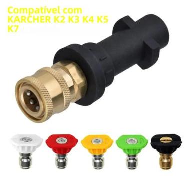Imagem de Adaptador Karcher 4000 PSI com 5 Bicos - Quick Connect 1/4" para K2, K