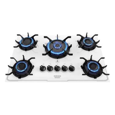 Imagem de Cooktop Itatiaia Itamaster 5 Bocas Branco Bivolt