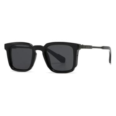 Imagem de VFDHN Óculos de Sol de Armação Grande, Moda Feminina Masculina, para Uso Externo, Direção, Proteção UV400 (TYJ249-3)