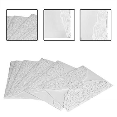 Imagem de GLOGLOW Suprimentos de Casamento Design Esculpido Personalizado, Estilo Europeu, Premium, 10 Peças, para Eventos de Casamento ou Festa Cartões de Convite de, Nan (004)