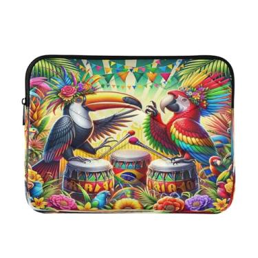 Imagem de Bolsa de trabalho para festa de carnaval brasileiro, capa protetora à prova de choque, bolsas de professores de 33 a 13,3 polegadas