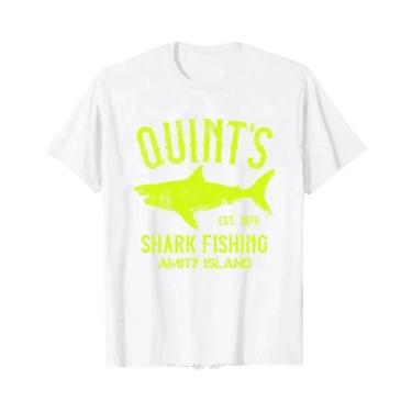 Imagem de Camiseta Masculina Oversized Shark JAWS Amity Island 1975 Azul Marinho