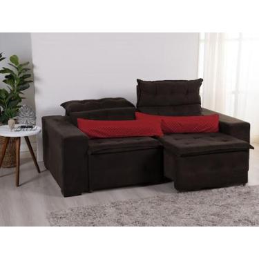 Imagem de Kit 02 Capas de Almofada Baguete de Sofá Retrátil Tecido Matelada Capa