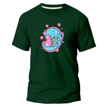 Imagem de Camiseta Básica Algodão Premium Estampa Digital Meia Lua DTF - Pavesi,