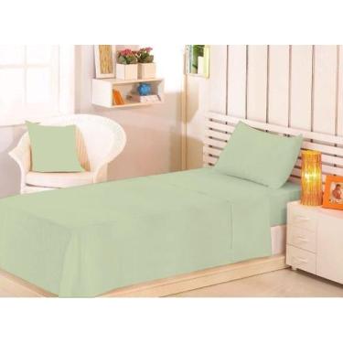 Imagem de Jogo de cama box 3 peças solteiro com elástico 0,88x1,88x0,30 lençol d