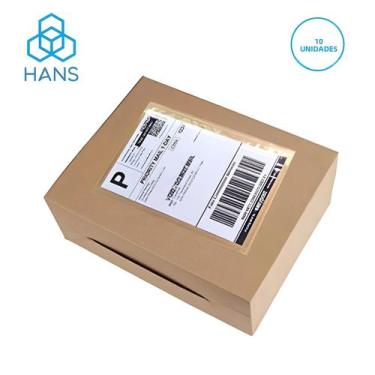 Imagem de 10PCS Envelopes Plásticos Transparentes Autoadesivos Para Listas De Em