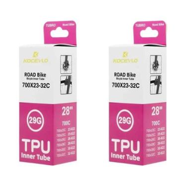 Imagem de Câmara De Ar Para Bicicleta De Estrada 700x23C-32C TPU 29g Leve Válvul