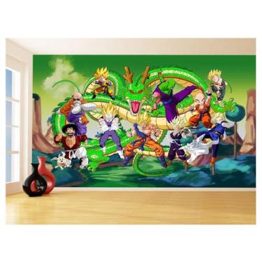 Imagem de Papel De Parede Dragon Ball Goku Vegeta Anime 3,5M Dbz284 - Você Decor