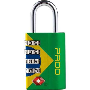 Imagem de Cadeado Pado Executivo Brasil 4 Segredo Para Malas Tsa, Verde