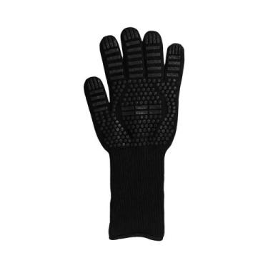 Imagem de Luvas De Couro Resistentes Ao Calor E Ao Fogo Com Costura Em Kevlar, L