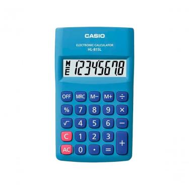 Imagem de Calculadora De Bolso Casio Hl-815l 8 Dígitos Azul