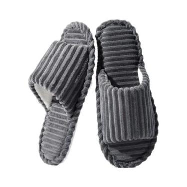 Imagem de Chinelos Masculinos Confortáveis Antiderrapantes De Dedo Aberto Para U