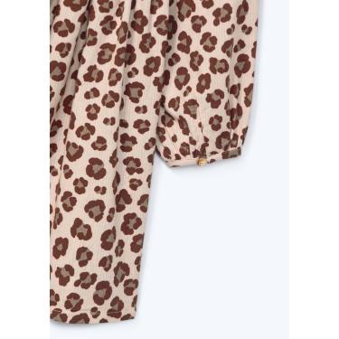 Imagem de Vestido Manga Longa Onçinha Menina Hering