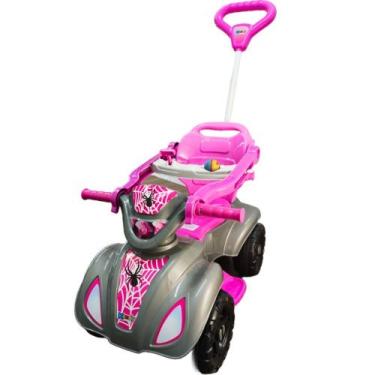 Imagem de Quadriciclo Rosa Spider Menina 1 A 3 Anos Até 35kg Carro Passeio - Ken
