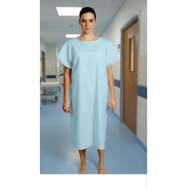 Imagem de Kit 5 Camisolas Hospitalar Mangas Japonesa Aberta Nas Costas - Genéric