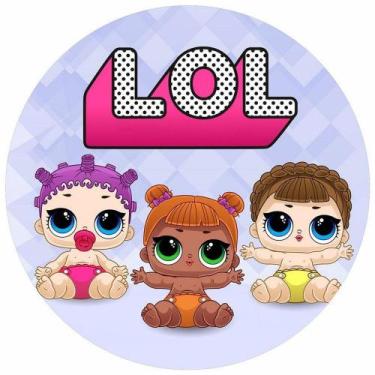 Imagem de Painel Festa Redondo Boneca Lol Baby 3d Sublimação Digital 1,50M - Fan
