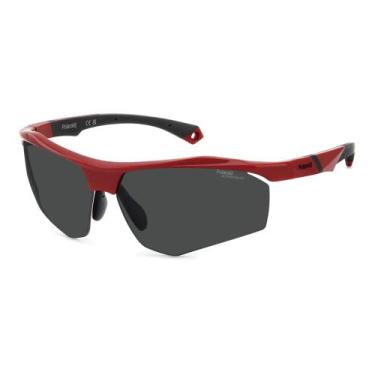 Imagem de Óculos de Sol Polaroid Pld 7055/S C9A - Vermelho 68, Vermelho, 68