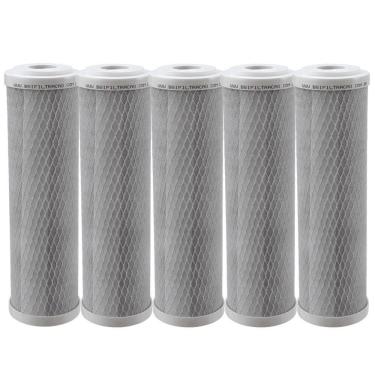 Imagem de Kit 5 Unidades Refil Filtro Carbon Block Encaixe BBI