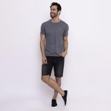 Imagem de Camiseta Industrie Básica Bordada Holanda Algodão Premium Masculina-Masculino