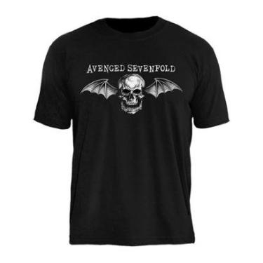 Imagem de Camiseta Avenged Sevenfold Unissex Stamp em Algodão Manga Curta Gola Redonda-Unissex