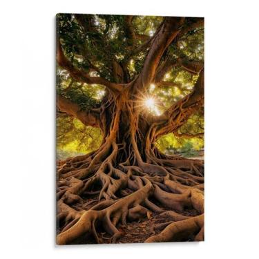 Imagem de Quadro Árvore da Vida em Raízes Eternas Luminosas - Mioquadros, 160x10
