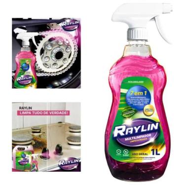 Imagem de Limpador Multiuso Raylin 1 Litro Desengordurante Limpeza Pesada, 1L