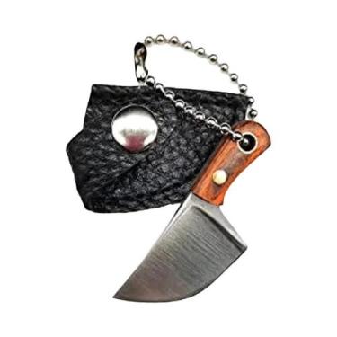 Imagem de Canivete Mini De Aço Inoxidável EDC Com Chaveiro, Portátil Para Pesca 