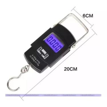 Imagem de Balança Digital Portátil 50kg C/gancho