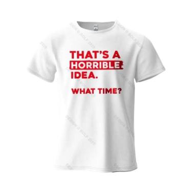 Imagem de Camiseta Gráfica Engraçada Oversized Masculina E Feminina 100% Algodão