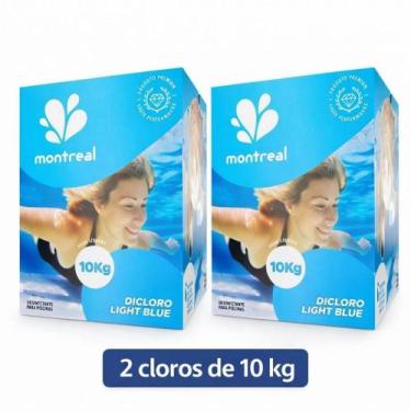 Imagem de 2 Cloros Montreal Light Blue 3 em 1 10 Kg