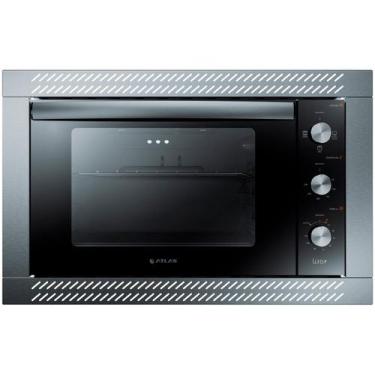 Imagem de Forno De Embutir Elétrico Preto 44L Com Grill Atlas UTop127V, Preto, 1
