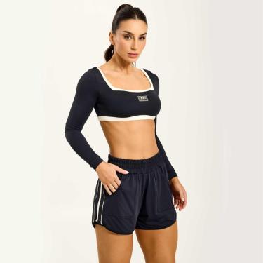 Imagem de Short Style Soltinho Preto Poliamida Soft Donna Carioca-Feminino