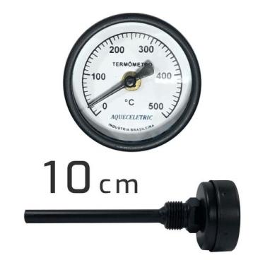 Imagem de Termômetro Para Forno Iglu De 0ºc A 500ºc 10cm Haste - AZ135