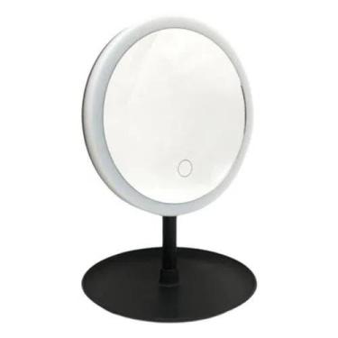 Imagem de Espelho Com Led Para Maquiagem Carga Usb De Mesa Redondo Hj64537 - int